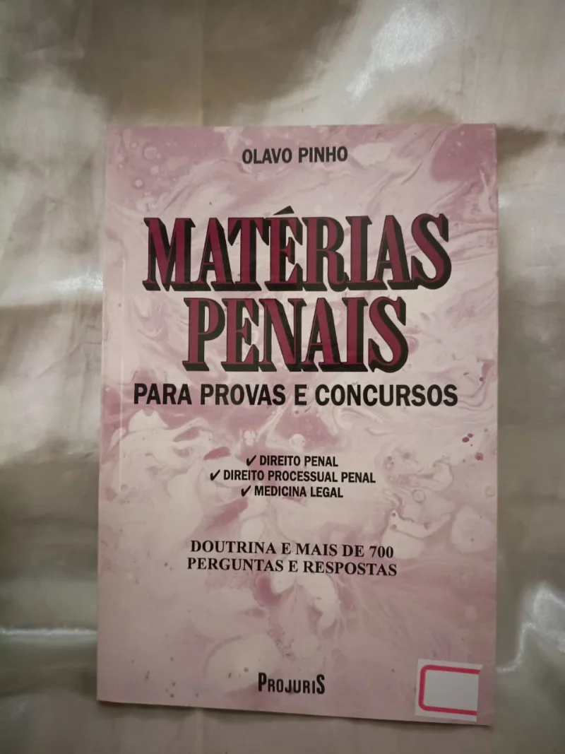 Materias penais para provas e concursos